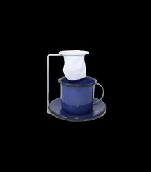 Mini Coador Caneca C/ Pires - Cores Lisas